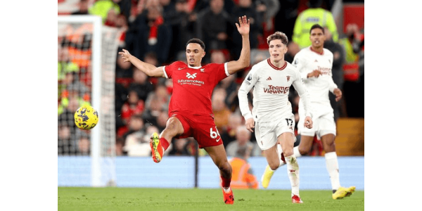 Liverpool gör oavgjort mot Manchester United och tappar topplatsen