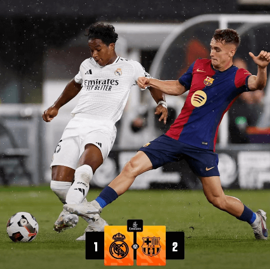 Barcelona 2-1 Real Madrid vann två uppvärmningsmatcher i rad