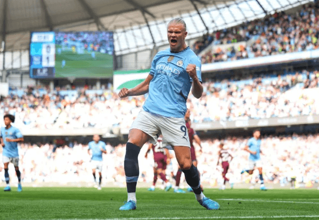 Haalands hattrick visar stark prestation